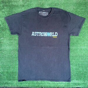 Travis Scott Astroworld Tour Shirt Trap Concert Merch Tee